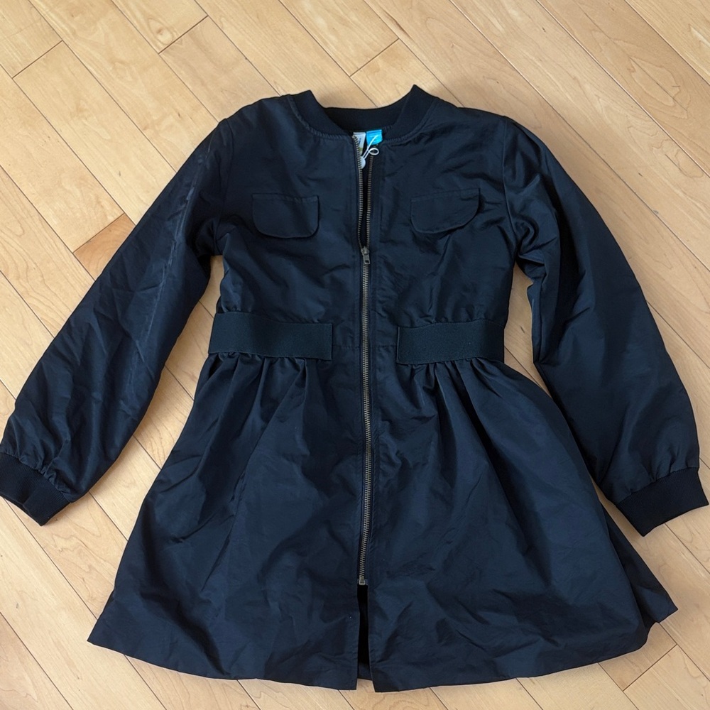 Kids Black Raincoat